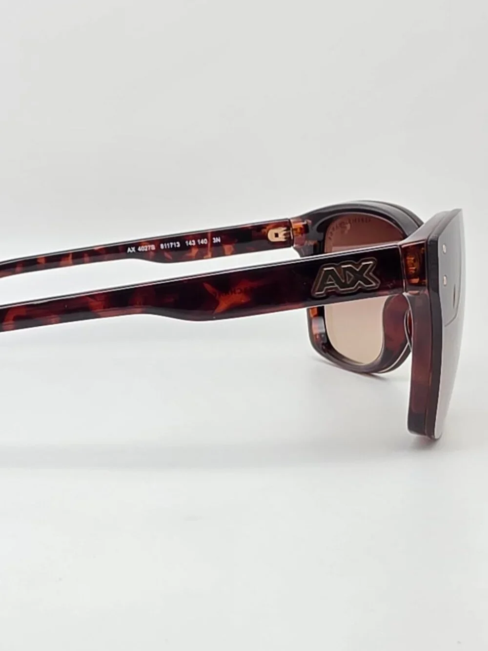 Armani Exchange AX4027S Tortoise Frame Brown Gradient Lens Shield Sunglasses